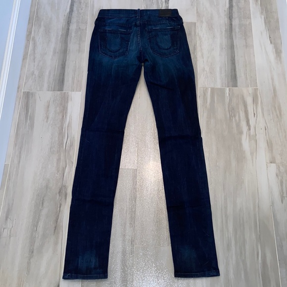 True Religion Victoria Mid Rise Skinny, Made in the USA, 26x33, EUC, $288 MSRP - Picture 10 of 13